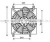 AVA QUALITY COOLING FT7580 Fan, radiator